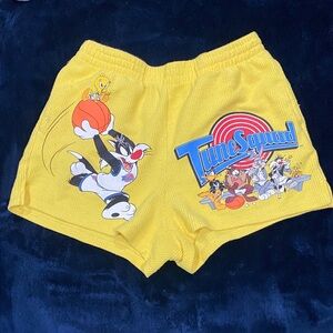 Looney Tunes Squad Yellow Shorts